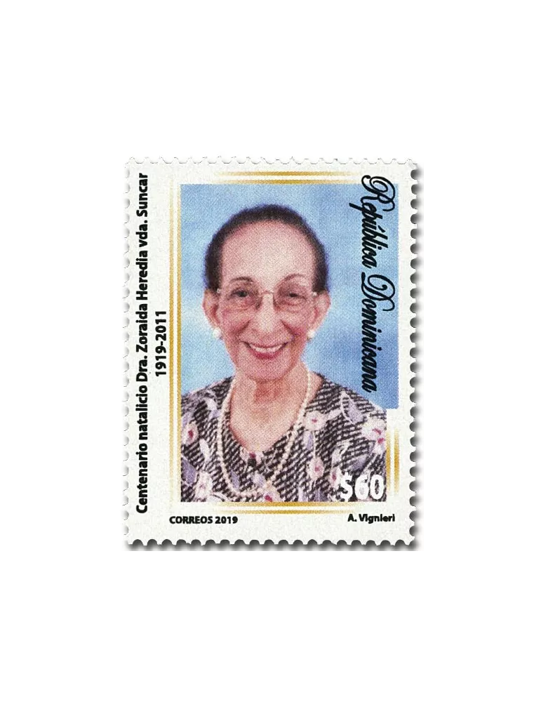 n° 2125 - Timbre DOMINICAINE Poste