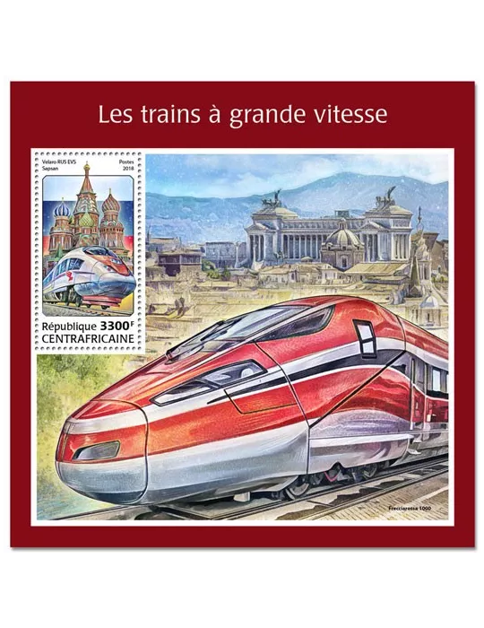 n° 1257 - Timbre CENTRAFRIQUE Blocs et feuillets