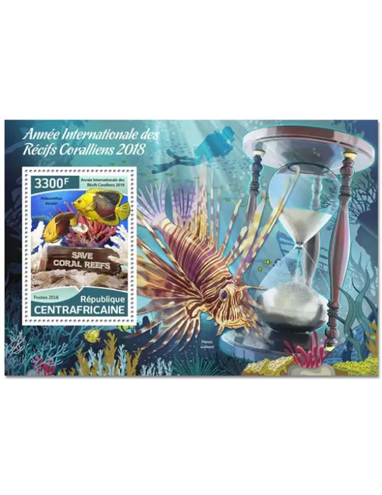 n° 1276 - Timbre CENTRAFRIQUE Blocs et feuillets