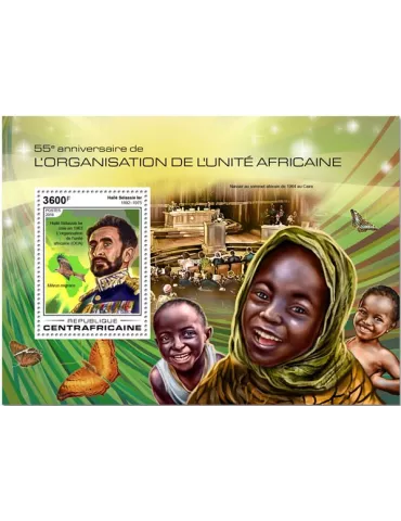 n° 1278 - Timbre CENTRAFRIQUE Blocs et feuillets