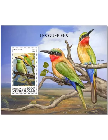 n° 1299 - Timbre CENTRAFRIQUE Blocs et feuillets