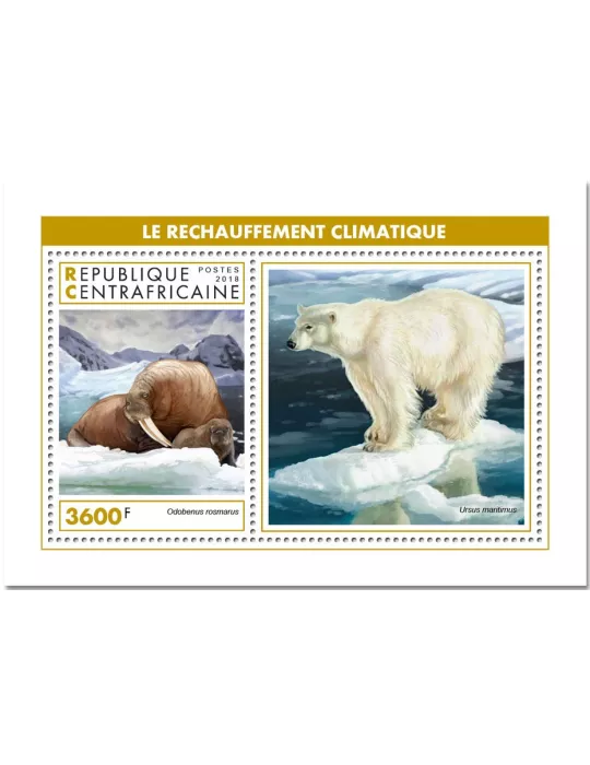 n° 1385 - Timbre CENTRAFRIQUE Blocs et feuillets