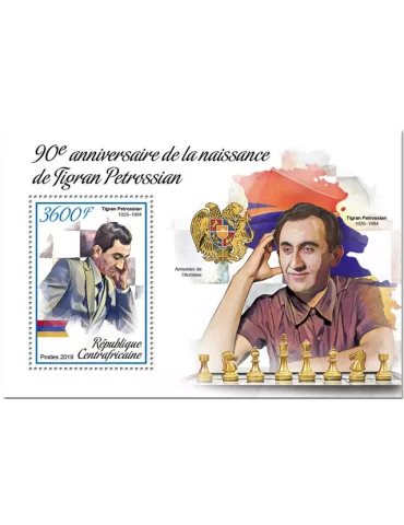 n° 1398 - Timbre CENTRAFRIQUE Blocs et feuillets