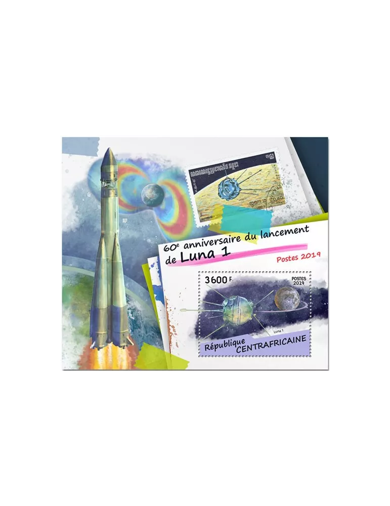 n° 1439 - Timbre CENTRAFRIQUE Blocs et feuillets