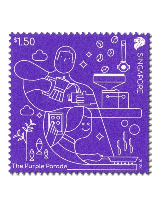 n° 2610/2613 - Timbre SINGAPOUR Poste
