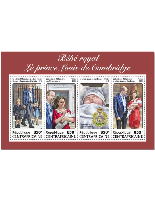 n° 5567/5570 - Timbre CENTRAFRIQUE Poste