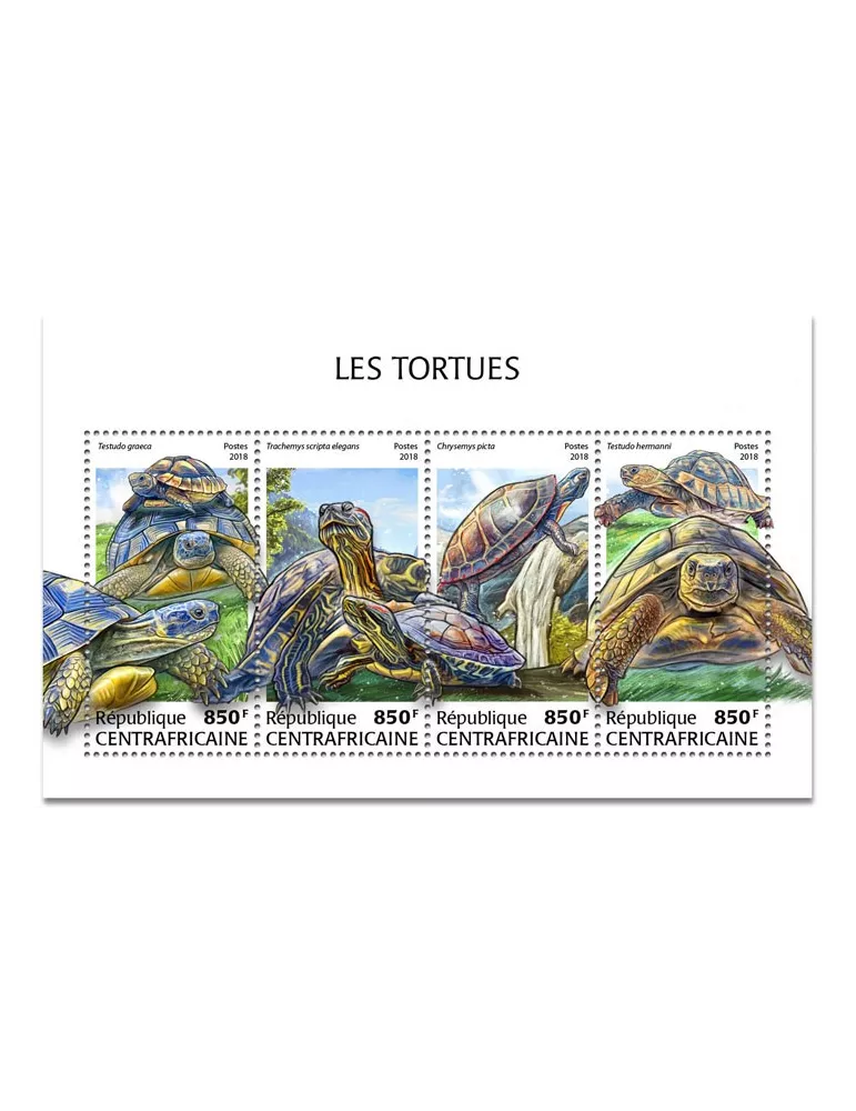n° 5715/5718 - Timbre CENTRAFRIQUE Poste