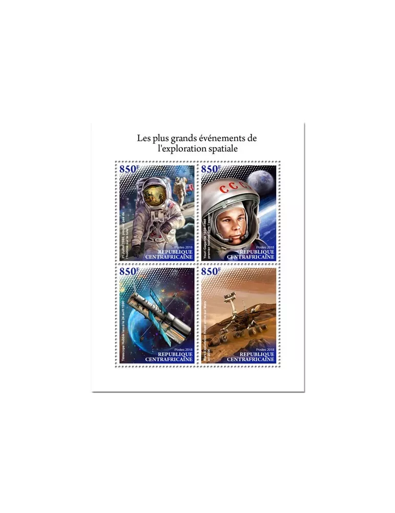 n° 5840/5843 - Timbre CENTRAFRIQUE Poste