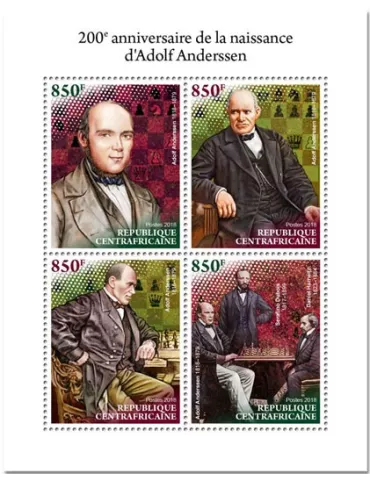 n° 5932/5935 - Timbre CENTRAFRIQUE Poste