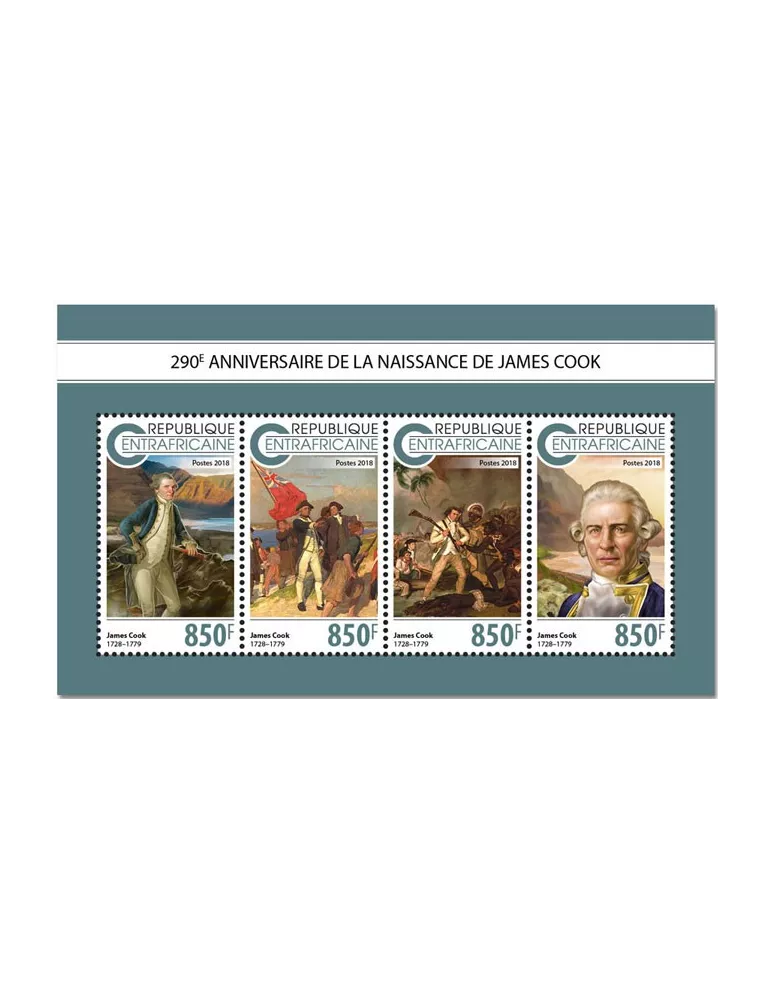 n° 5968/5971 - Timbre CENTRAFRIQUE Poste