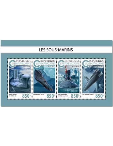 n° 5976/5979 - Timbre CENTRAFRIQUE Poste