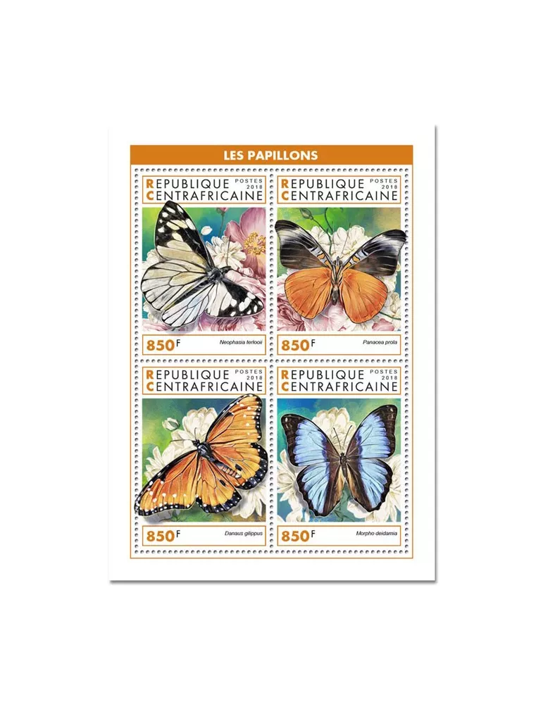 n° 6028/6031 - Timbre CENTRAFRIQUE Poste