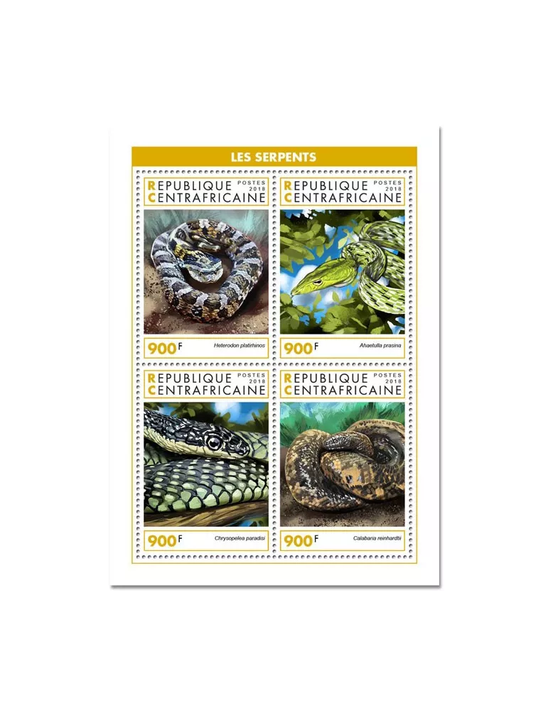 n° 6048/6051 - Timbre CENTRAFRIQUE Poste