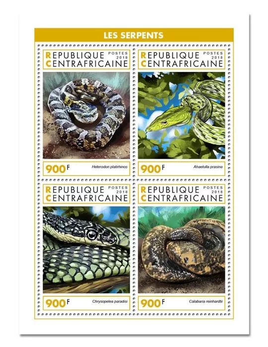 n° 6048/6051 - Timbre CENTRAFRIQUE Poste
