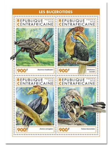 n° 6056/6059 - Timbre CENTRAFRIQUE Poste
