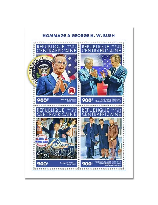 n° 6068/6071 - Timbre CENTRAFRIQUE Poste