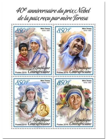 n° 6089/6092 - Timbre CENTRAFRIQUE Poste