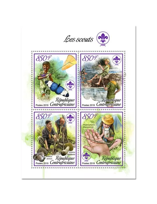 n° 6121/6124 - Timbre CENTRAFRIQUE Poste
