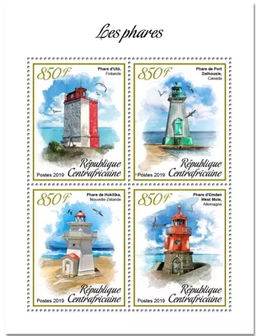 n° 6129/6132 - Timbre CENTRAFRIQUE Poste