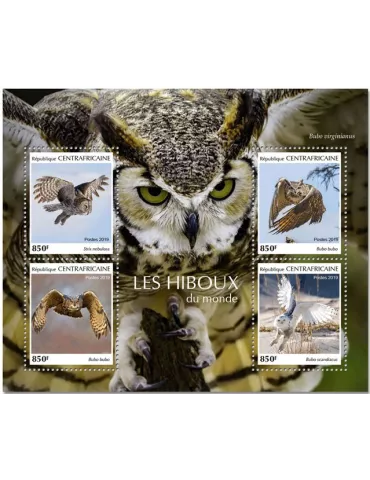 n° 6157/6160 - Timbre CENTRAFRIQUE Poste