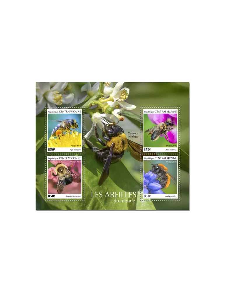 n° 6173/6176 - Timbre CENTRAFRIQUE Poste