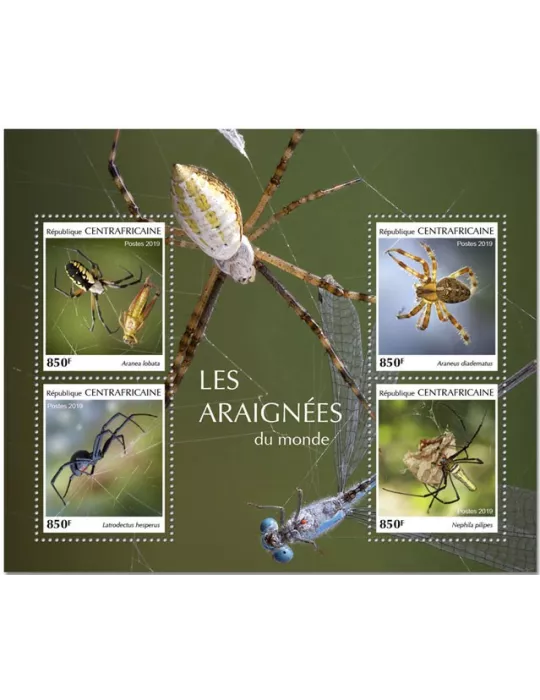 n° 6181/6184 - Timbre CENTRAFRIQUE Poste