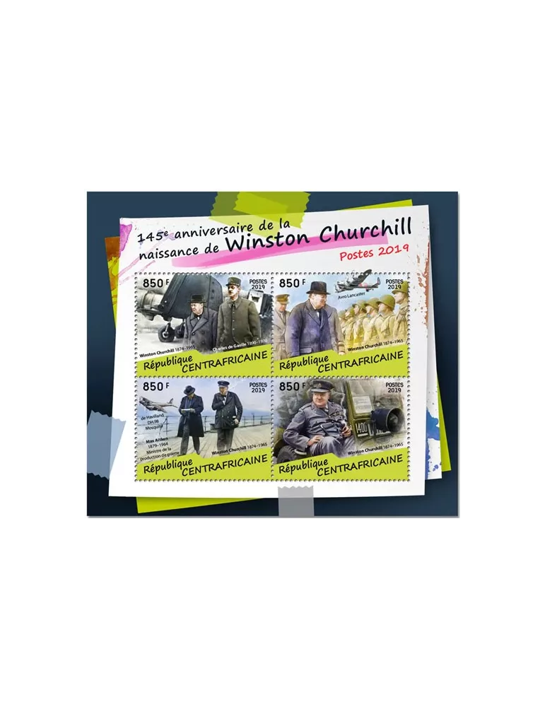 n° 6189/6192 - Timbre CENTRAFRIQUE Poste