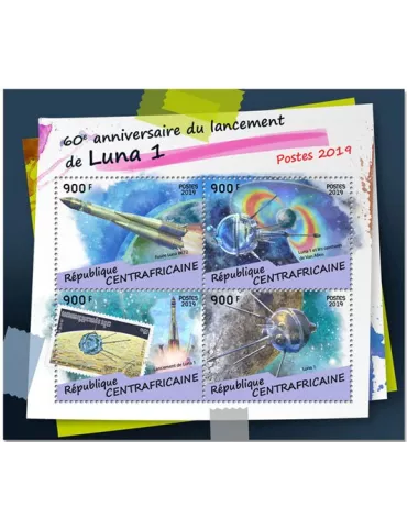 n° 6201/6204 - Timbre CENTRAFRIQUE Poste