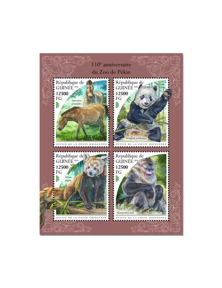 n° 9625/9628 - Timbre GUINÉE Poste