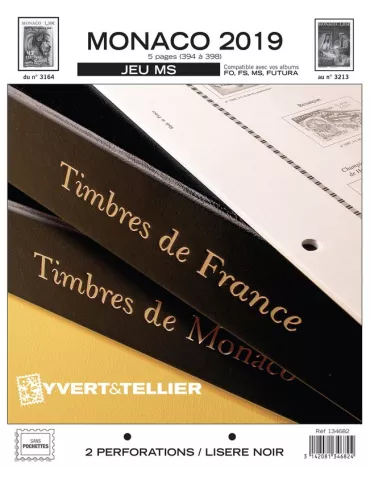 MONACO MS : 2019 (JEUX SANS POCHETTES)