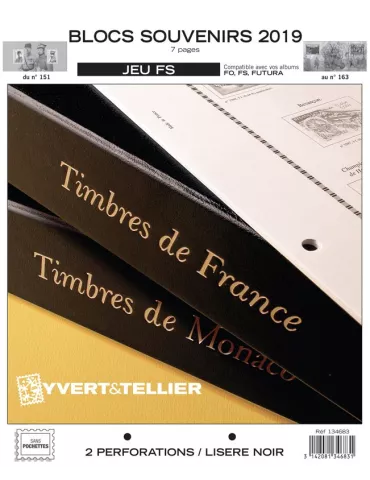 BLOCS SOUVENIRS FS : 2019 (JEUX SANS POCHETTES)