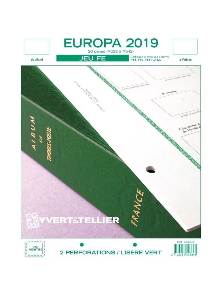 EUROPA FE : 2019 (JEUX SANS POCHETTES)