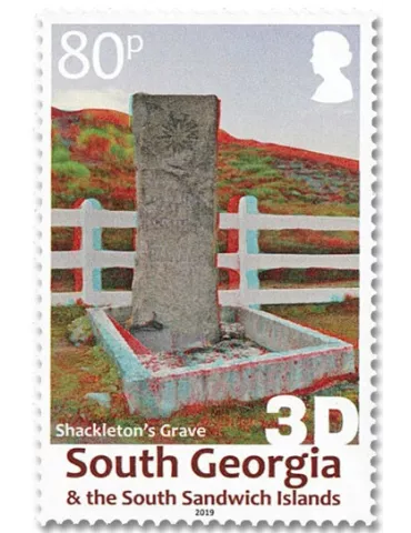 n° 708/711 - Timbre GEORGIE DU SUD Poste 2