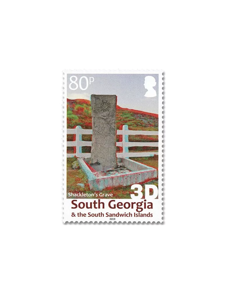 n° 708/711 - Timbre GEORGIE DU SUD Poste