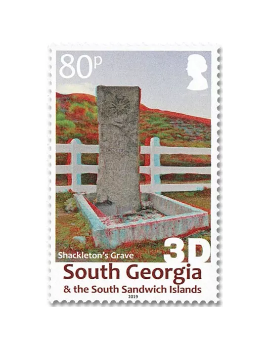 n° 708/711 - Timbre GEORGIE DU SUD Poste