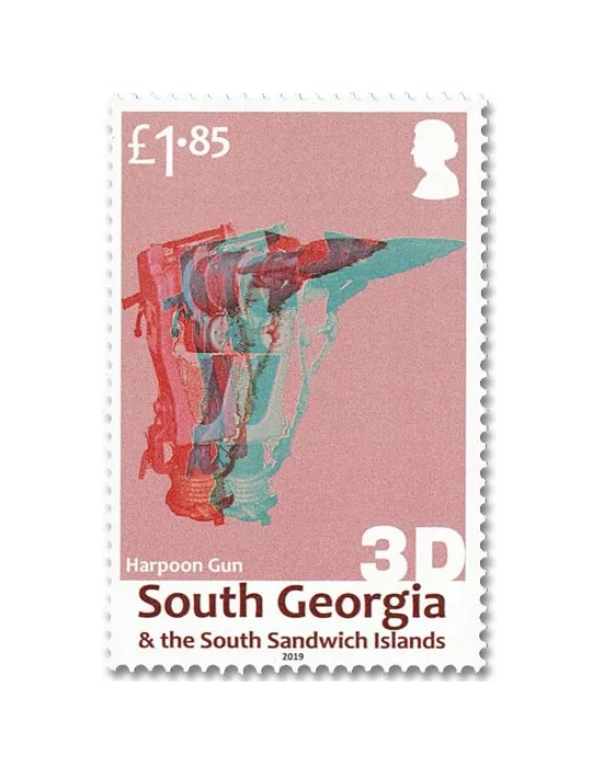 n° 708/711 - Timbre GEORGIE DU SUD Poste