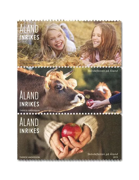 n° 475/477 - Timbre ALAND Poste