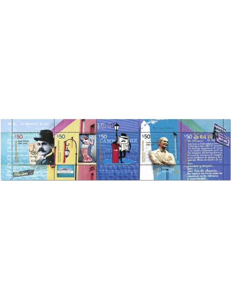 n° 3221/3225 - Timbre ARGENTINE Poste