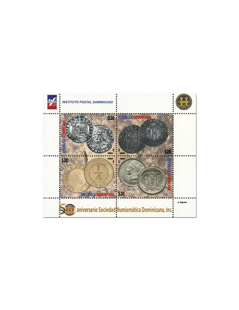 n° 2121/2124 - Timbre DOMINICAINE Poste