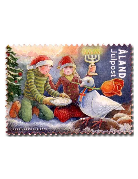 n° 546/547 - Timbre ALAND Poste