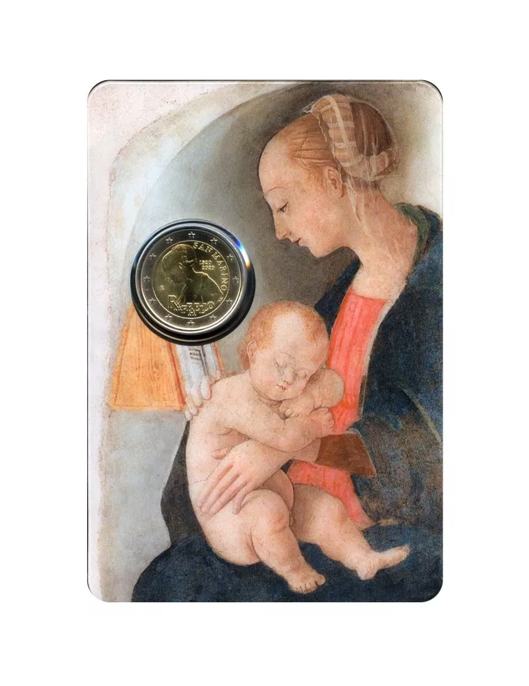 BU : 2 EURO COMMEMORATIVE 2020 : SAINT-MARIN (500 ANS DE LA MORT DE RAPHAEL)