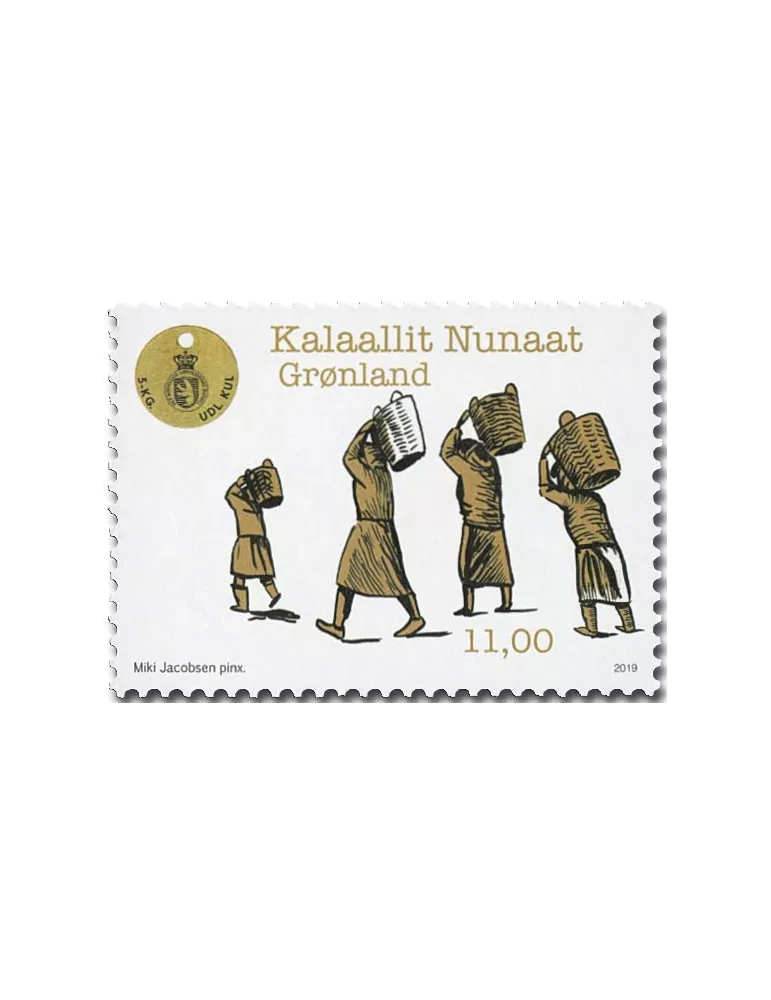 n° 804/805 - Timbre GROENLAND Poste