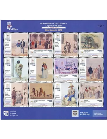 n° 2004/2015 - Timbre COLOMBIE Poste