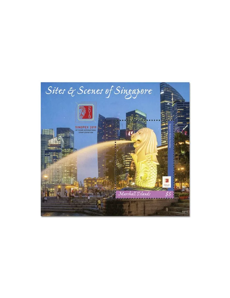 n° 105 - Timbre MARSHALL Blocs et feuillets