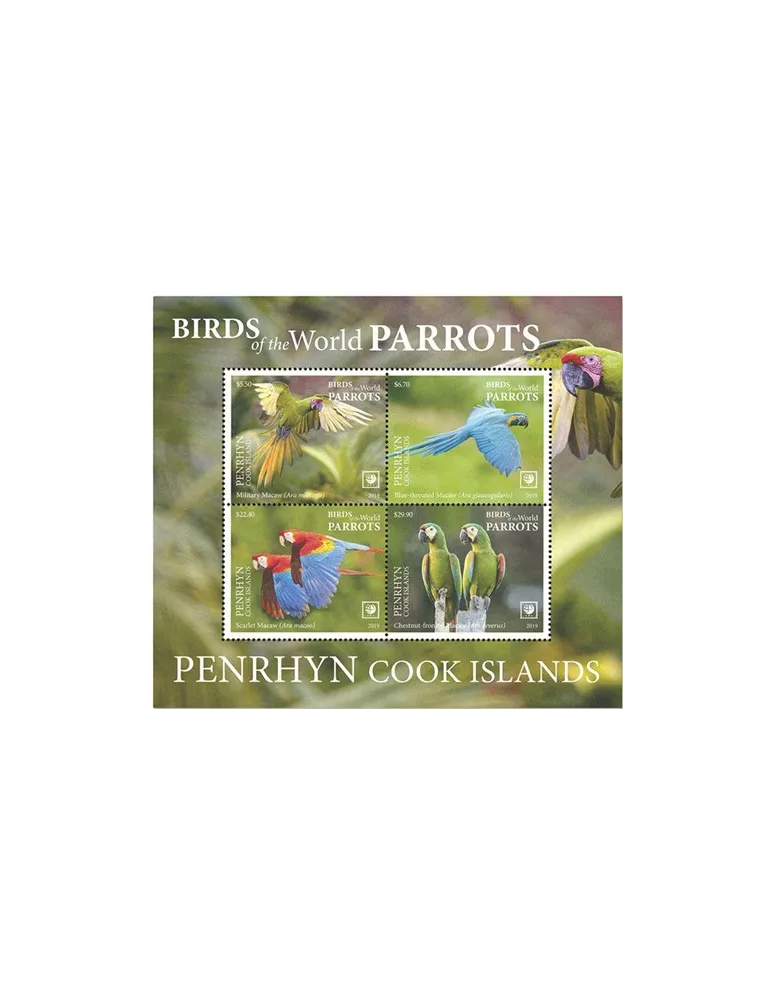 n°132 - Timbre PENRHYN Blocs et feuillets