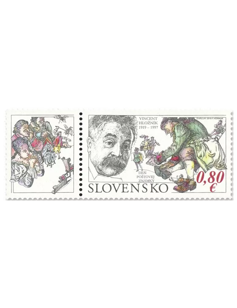 n°786 - Timbre SLOVAQUIE Poste