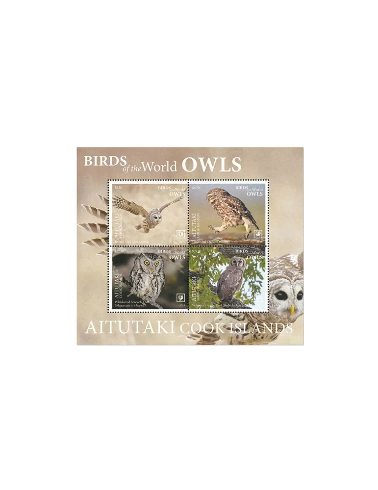 n°123 - Timbre AITUTAKI Blocs et feuillets