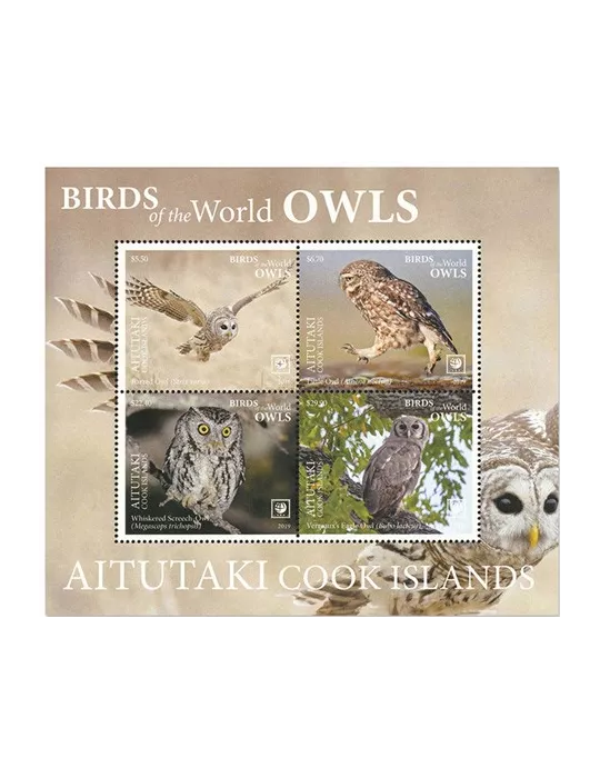 n°123 - Timbre AITUTAKI Blocs et feuillets