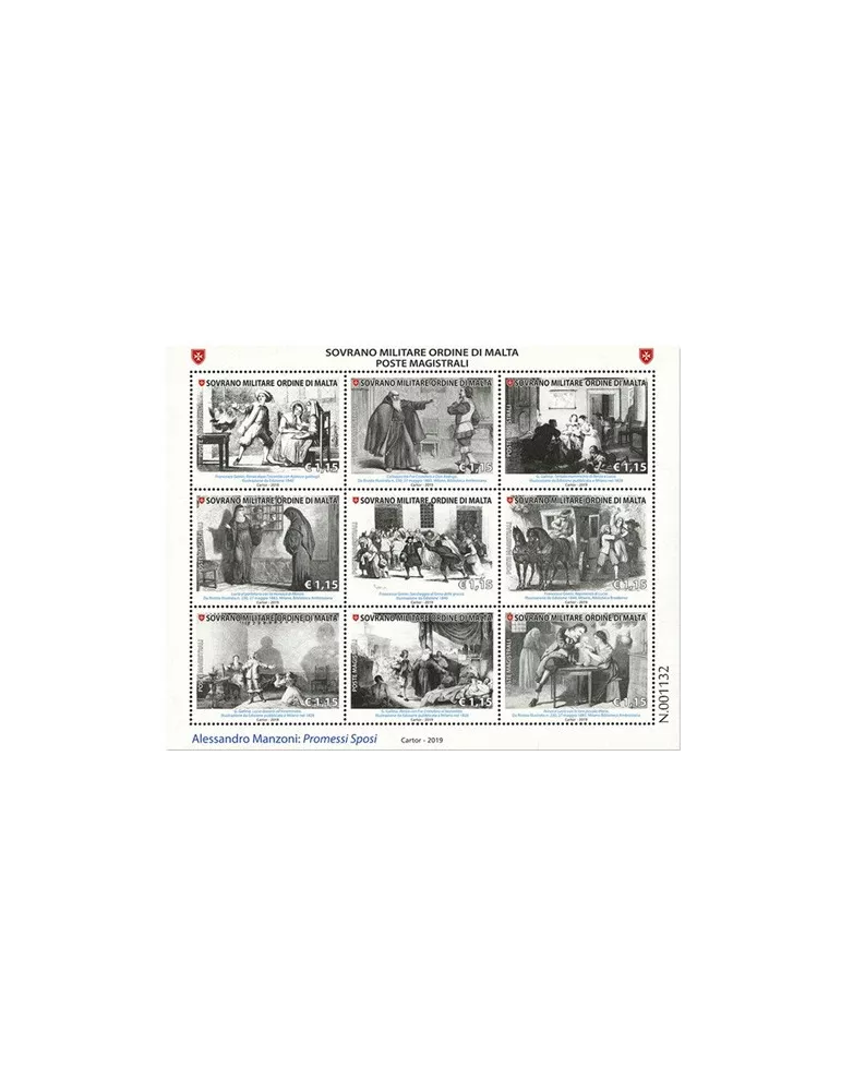 n°1516/1524 - Timbre ORDRE de MALTE Poste