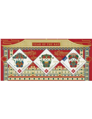 n°71 - Timbre CHRISTMAS (ILE) Blocs et feuillets